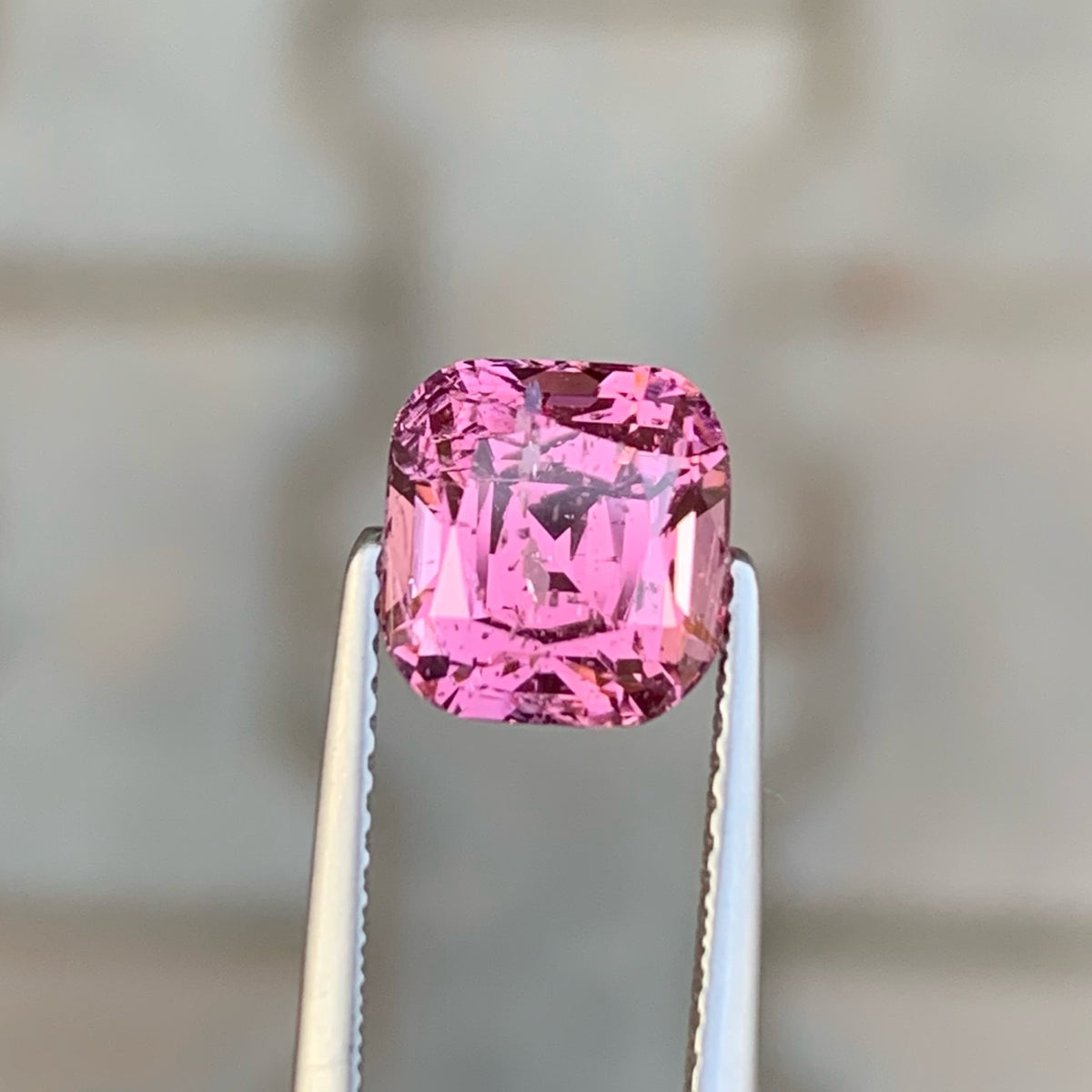 Exquisite Sweet Pink Tourmaline Cut Stone