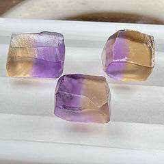 Preformed Ametrine Facet Rough Gemstone