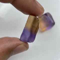 50.80 Carats Preformed Ametrine Facet Rough Pair