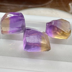 Preformed Ametrine Facet Rough