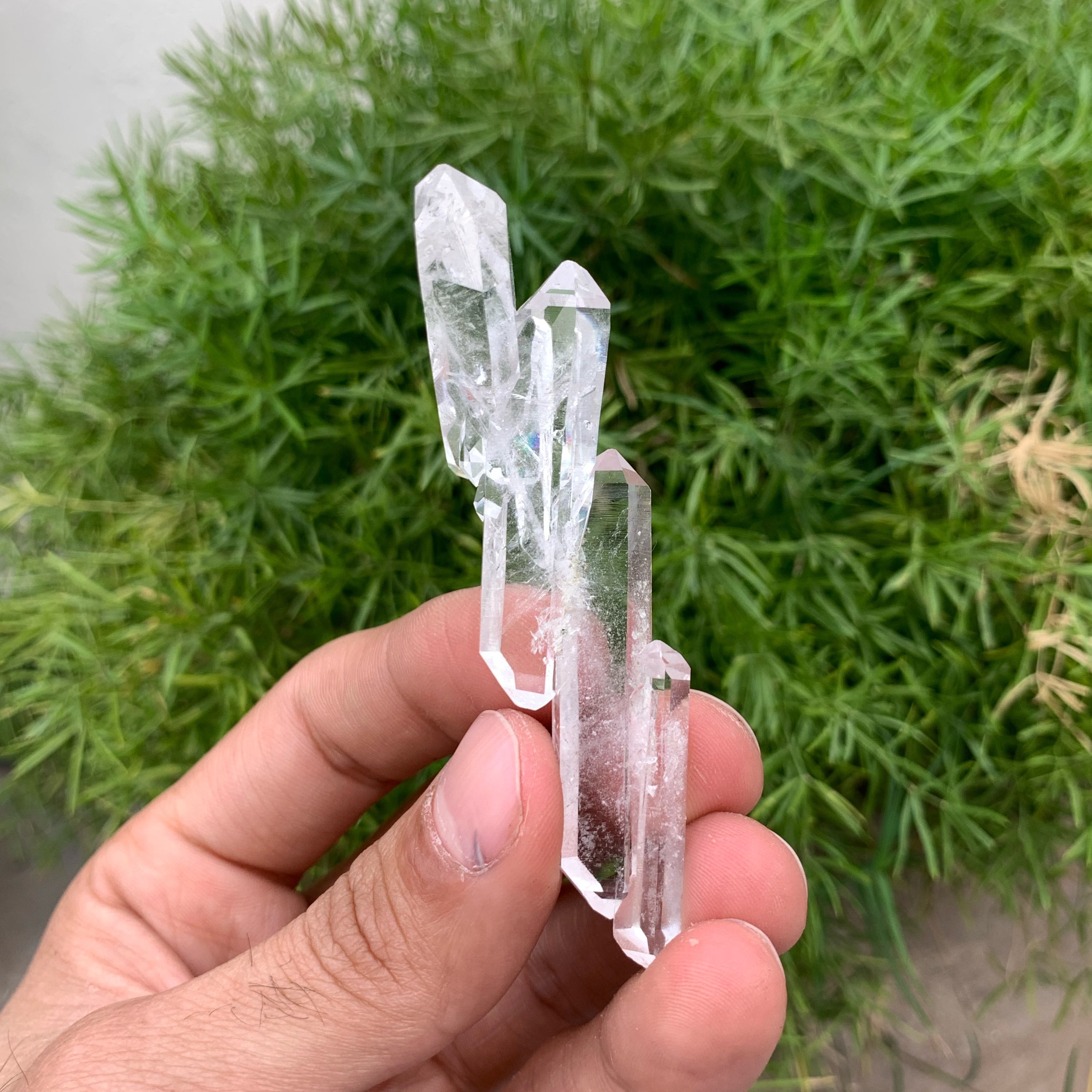 Pretty And Impressive Aggregate Of Elongated Quartz Crystals