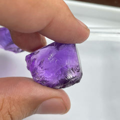 130 Carats Purple Amethyst Facet Rough Pieces