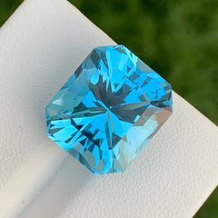 Radiantly Swiss Blue Topaz Gemstone