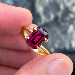 Raspberry Natural Rhodolite Garnet For Ring