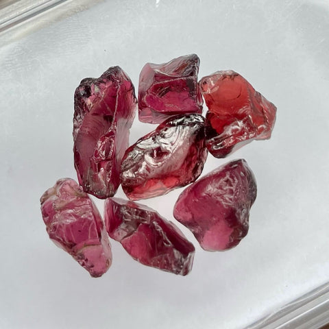 Rhodolite Garnet Facet Rough Pieces