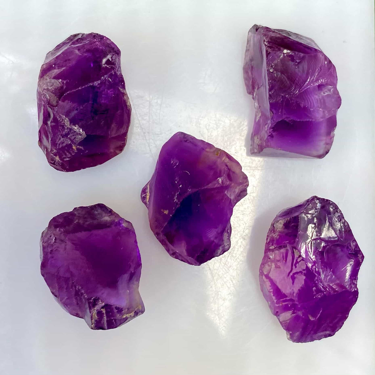 Rich Purple Amethyst Facet Rough