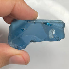 Robust London Blue Topaz Facet Rough