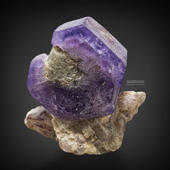 Robust Purple Fluorapatite on Matrix