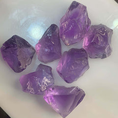 Rose De France Amethyst Facet Rough Lot