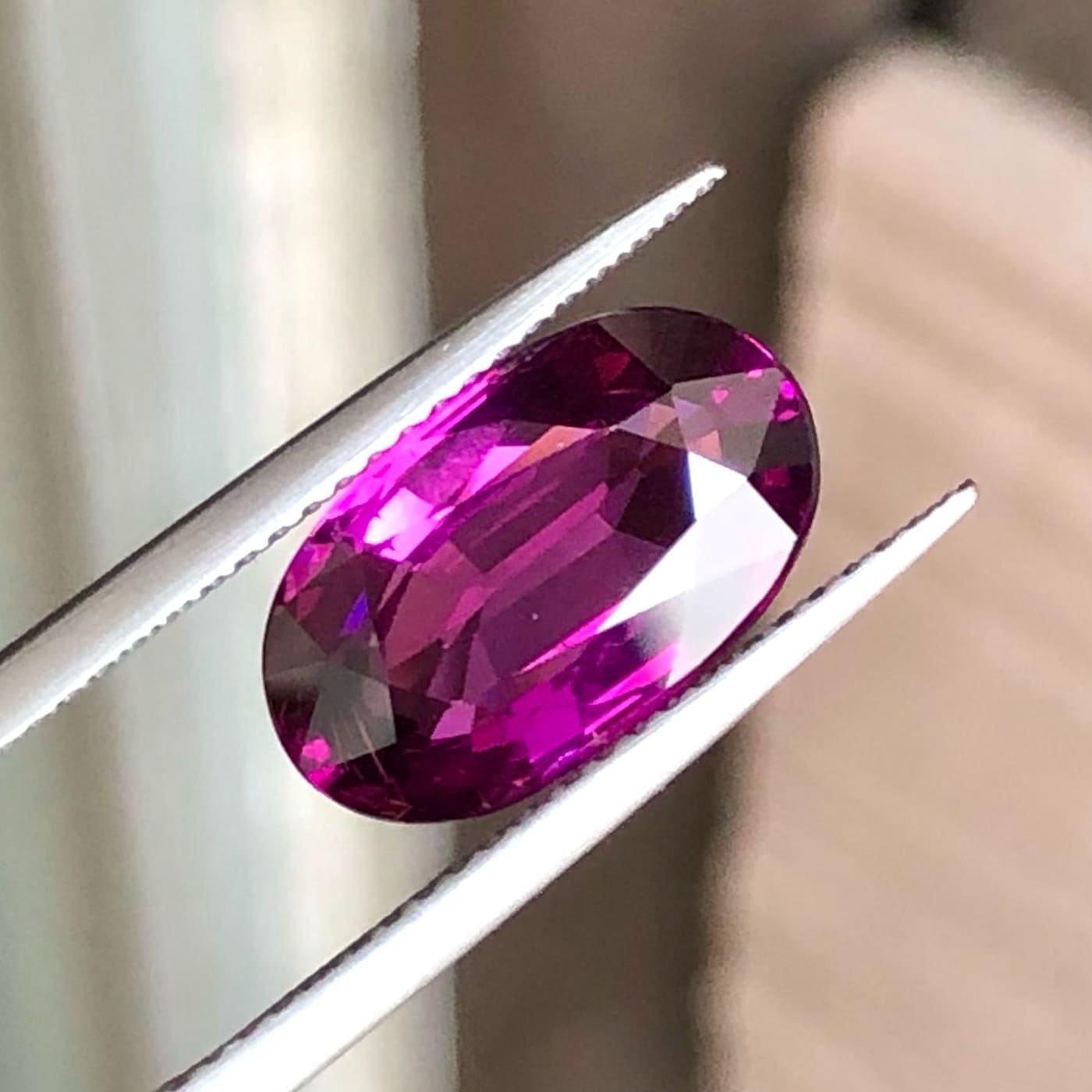 Faceted Royal Purple Pyrope Garnet | Gandhara Gems