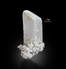 Sculptural And Attractive Piece Of Microcline Feldspar On Cleavelandite With Schorl