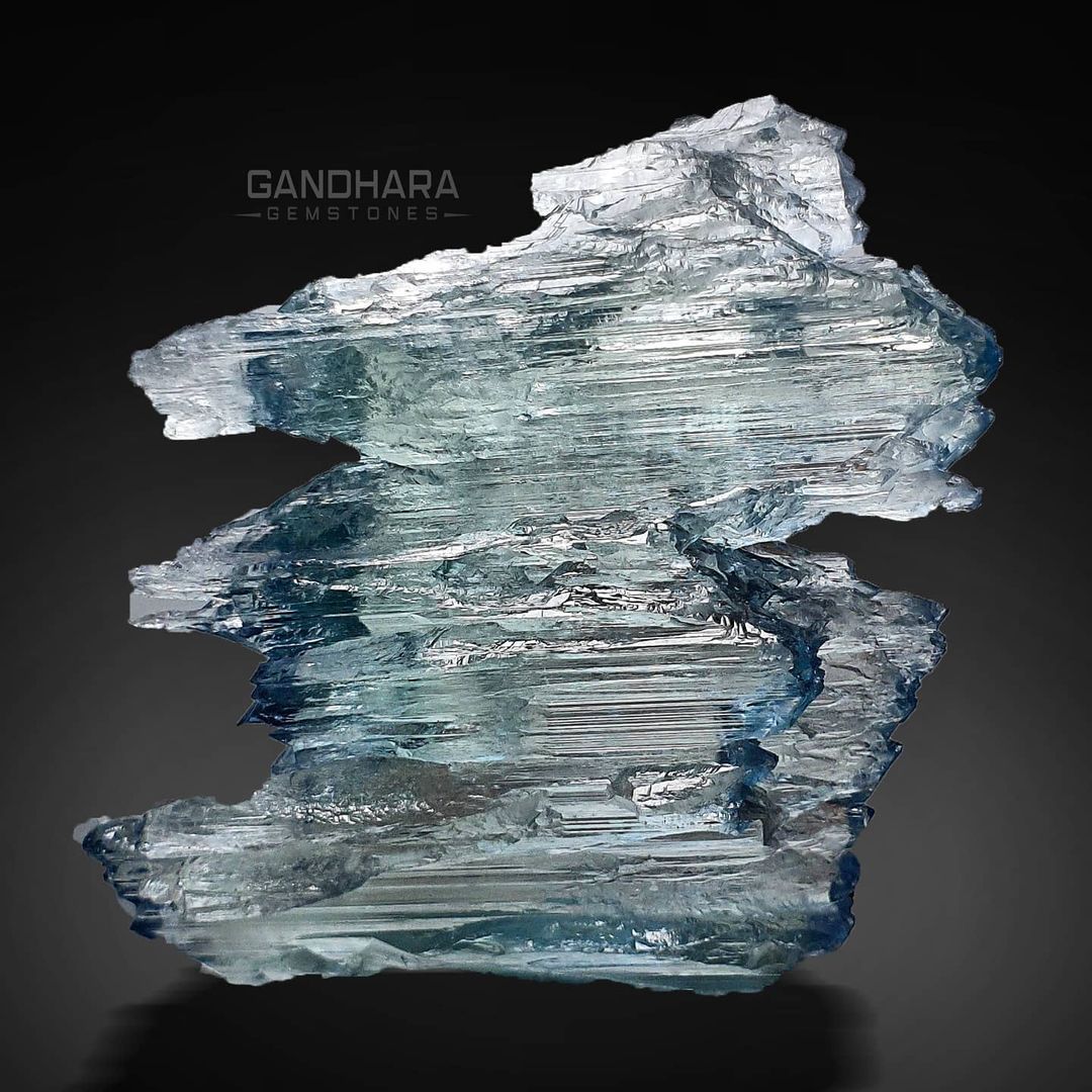 Sharp Edged Gemmy Blue Kunzite Crystal