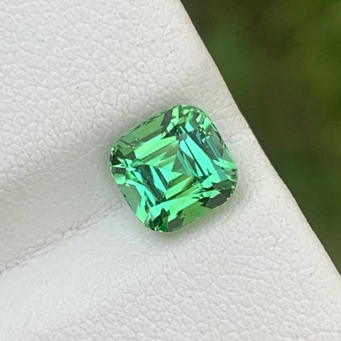 Shiny Natural Green Tourmaline Stone