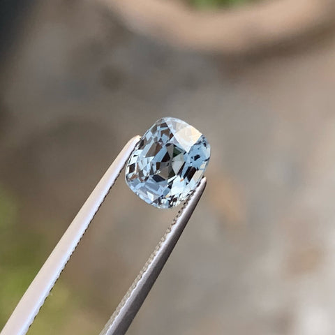 Silver Gray Natural Spinel Gemstone