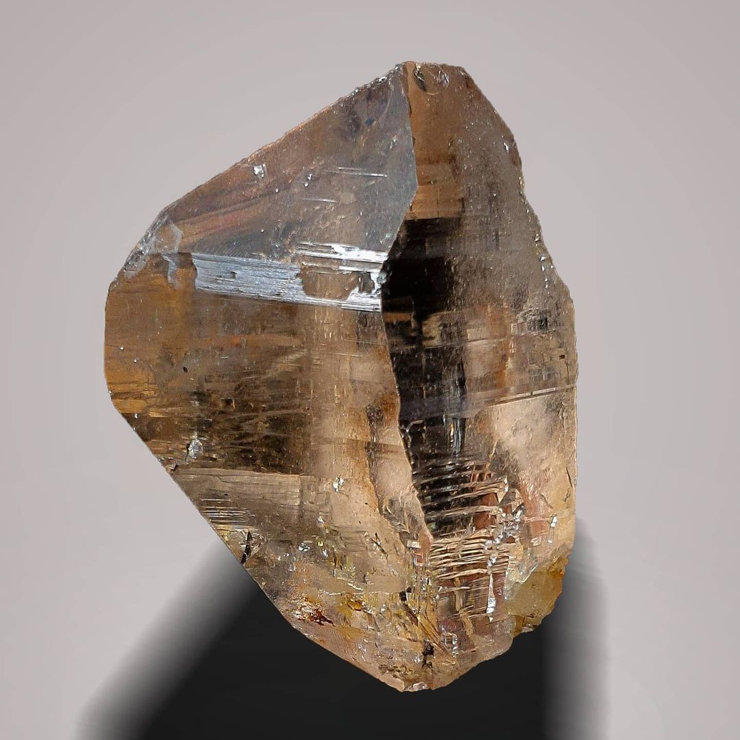 Smokey Quartz Crystal with Rare Twist Inside