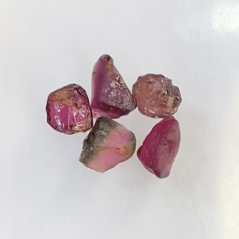 Solid Pink Rubellite Facet Rough