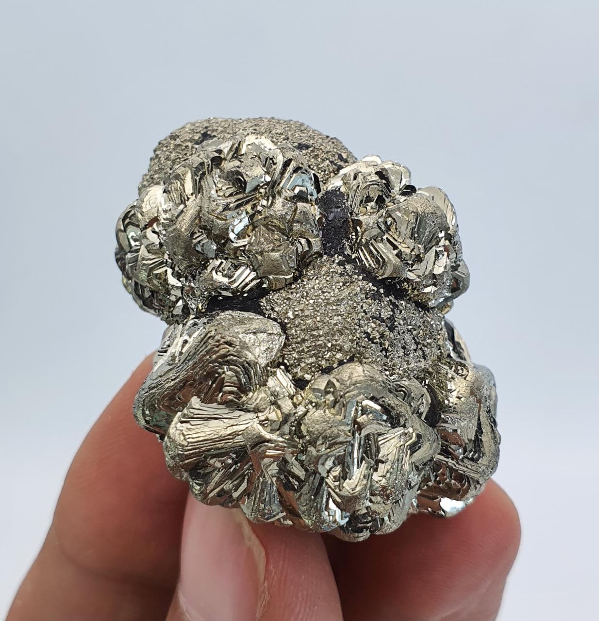 Sparkling Multi Generational Pyrite with Magnificent Metallic Luster