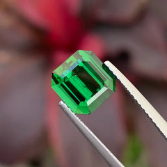 Spectacular Grass Green Tourmaline Stone