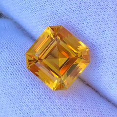 Stunning Citrine Gemstone in Asscher Cut