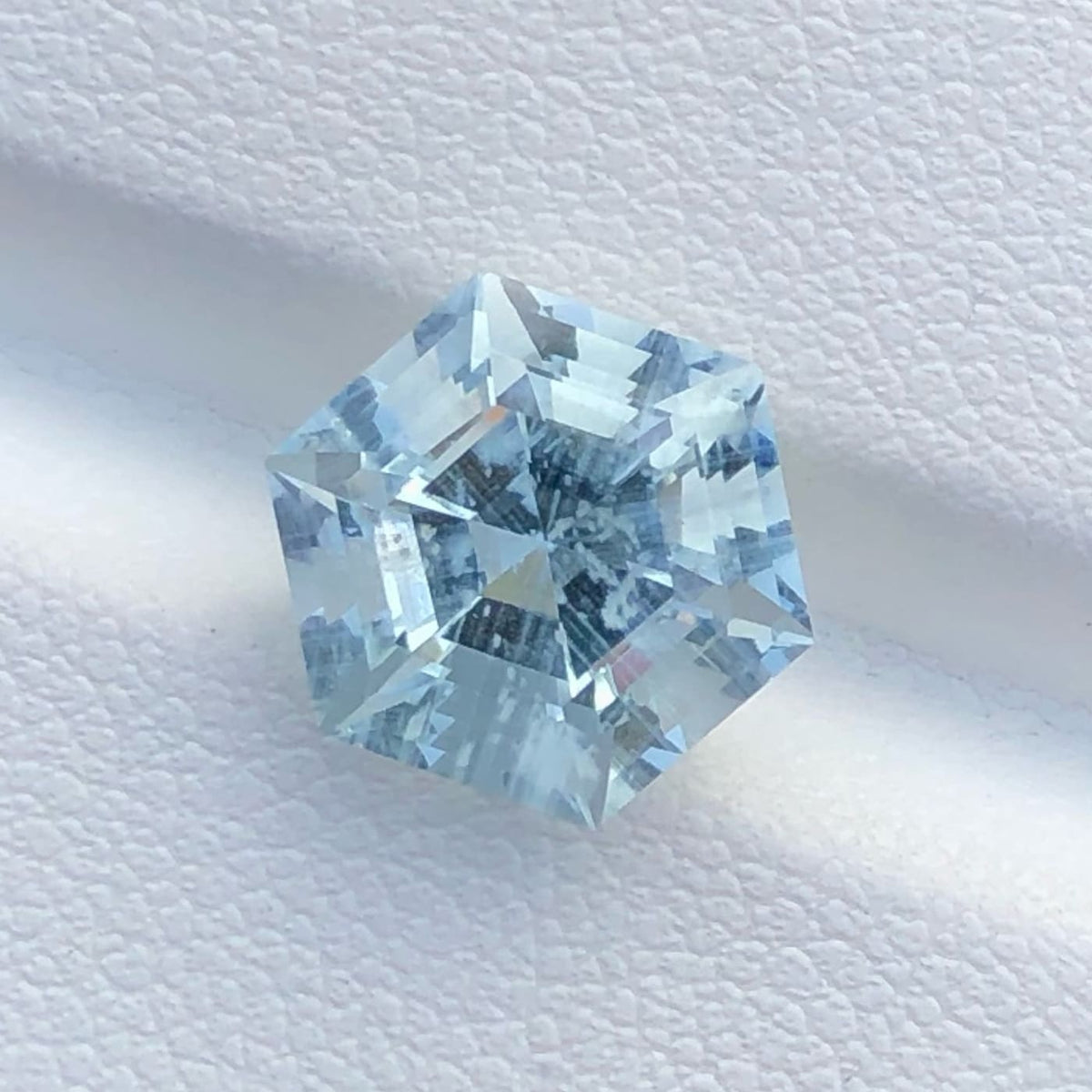 Stunning Ring Size Icy Blue Aquamarine