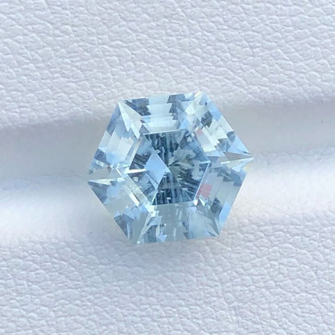 Stunning Ring Size Icy Blue Aquamarine