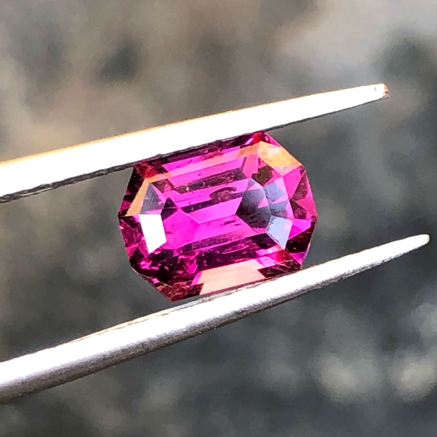 Stunning Shocking Pink Garnet Gemstone