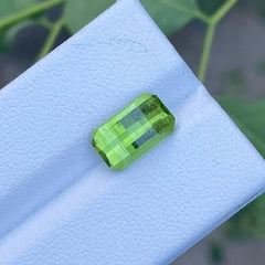 Stunning Pixel Oppose Bar Cut Peridot