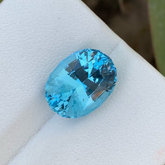 Swiss Blue Topaz For Pendant