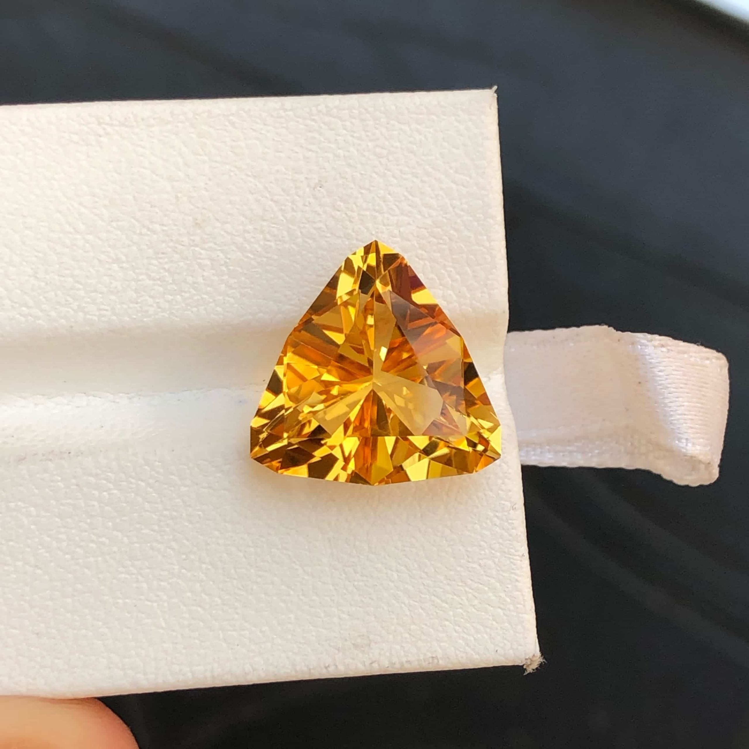 Trilliant Cut Natural Citrine