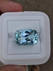 Beautiful Color Faceted Aquamarine piece