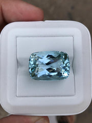 Beautiful Color Faceted Aquamarine piece