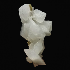 Axinite with White Adularia - Gandhara Gems