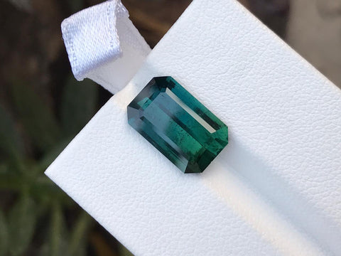 Bicolor Loose Emerald cut Tourmaline