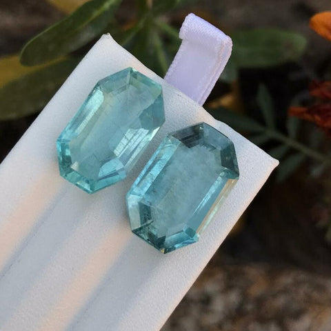 12.05 Carats Deep blue Loose Natural Aquamarine ring size for Jewelry