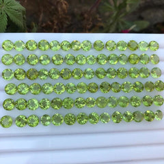 calibrated size natural peridot - gandhara gems