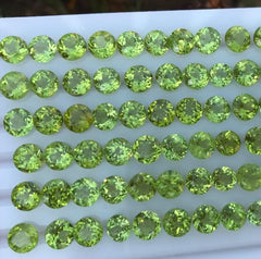 calibrated size natural peridot - gandhara gems