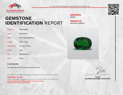 Deep Green Natural Tsavorite Garnet