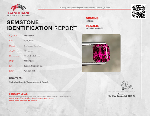 Certified Gemstone