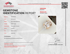 Imperial Step Cushion Cut Topaz Gemstone