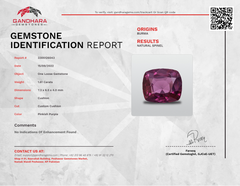 Pinkish Purple Spinel For Ring