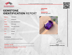 Outstanding Royal Purple Amethyst Gemstone