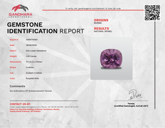 Purplish Pink Spinel Gemstone