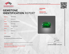 Natural Tsavorite Garnet gemstone