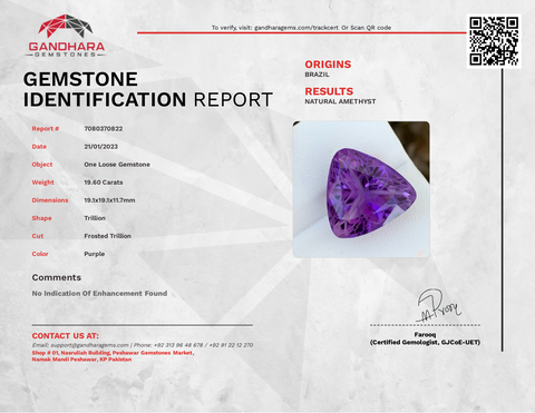 Intense Natural Purple Amethyst Stone