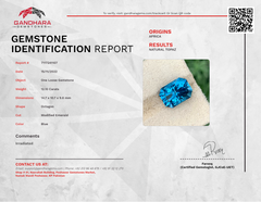 Exquisite London Blue Topaz Gemstone