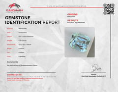 Excellent Natural Blue Aquamarine Gemstone