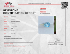 Exceptional Natural Aquamarine Stone