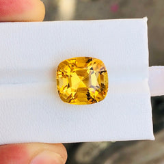 Cushion Cut Natural Citrine