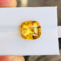 Cushion Cut Natural Citrine