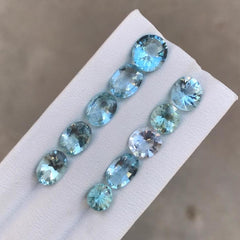 deep blue natural Aquamarine - gandhara gems